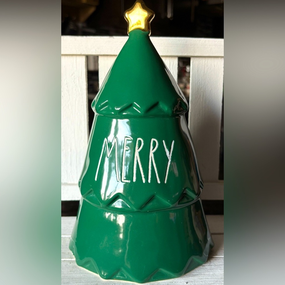 Rae Dunn Green Christmas Tree Ornament